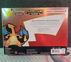 Pokemon TCG Celebrations Collection Lance's Charizard V Box Sealed New 820650101625 - Image 2