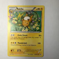 Pokemon Raichu RC9/RC32 Generations Radiant Collection Uncommon Stage 1 90 HP - Image 1