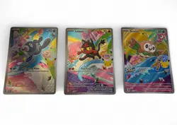 Pokemon TCG First Partner Illustration Collection Series 1 Alola GEN 7 Starters - Image 1