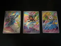Pokemon TCG First Partner Illustration Collection Series 1 Alola GEN 7 Starters - Image 2