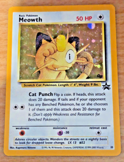 Pokemon TCG: Meowth (WotC Promo) 10/53 - Image 1