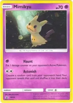 Lightly Played Mimikyu - SM29 - Promo - SM Black Star Promo Pokemon SM Promos - Image 1