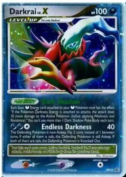 Heavily Played Darkrai LV.X - DP19 - Promotional Pokemon DP Promos - Image 1