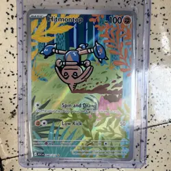 Pokemon Hitmontop 240/217 ASC Full Art Holo Basic Fighting 100 HP 2026 - Image 3