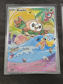Pokemon First Partner Gen 7 Illustration Collection Rowlet Litten Popplio - Image 3