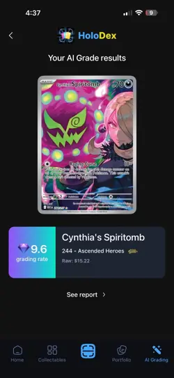 CYNTHIA'S SPIRITOMB SIR #244 | POTENTIAL PSA 10 | 2026 POKEMON ASCENDED HEROES - Image 2