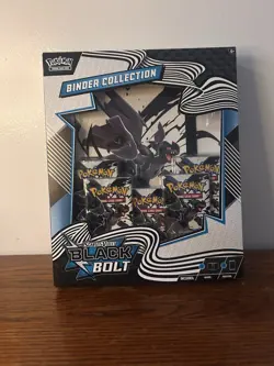Pokemon TCG Scarlet & Violet Black Bolt BINDER ONLY!!! - Image 1