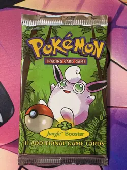 1999 Pokemon Jungle Booster Pack Wigglytuff Sealed - Image 1