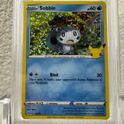 2021 POKEMON MCDONALD'S COLLECTION #24/25 SOBBLE HOLO - PSA 10 GEM MINT - Image 3