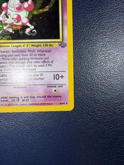Pokemon TCG Mr. Mime Jungle 6/64 Holo Unlimited Holo Rare - Image 5