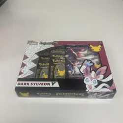 NEW-Pokemon Celebrations Dark Sylveon V Collection Box- NEW SEALED- “‘’’ - Image 1
