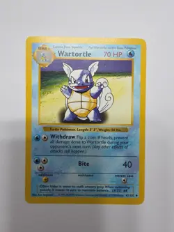 Pokemon TCG Wartortle Base Set Shadowless - Image 1