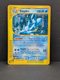Kingdra H14/H32 Aquapolis Holo Rare Pokemon TCG Nintendo r-reader vintage MP+ - Image 1