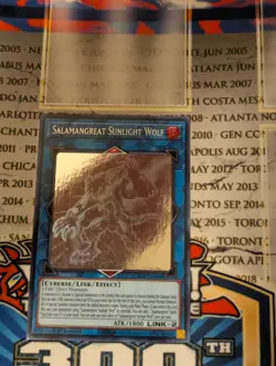 Salamangreat Sunlight Wolf - LD10-EN000 - Ghost Rare - 1st Edition - Yugioh! - Image 1