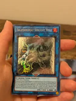 Salamangreat Sunlight Wolf - LD10-EN000 - Ghost Rare - 1st Edition - Yugioh! - Image 3