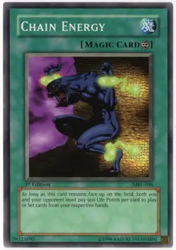 MRL-046 Chain Energy 1st Edition Mint Magic Ruler Yugioh - Image 1