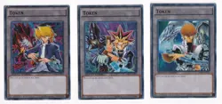 3 Card Token Set Yami Kaiba Joey Limited Edition Ultra Rare LDK2 Yu-Gi-Oh! - Image 1