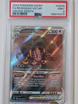 2023 SWSH Fa/Regigigas VSTAR Crown Zenith GG55/GG70 PSA 9 Pokemon English - Image 1