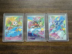 Pokemon 2026 First Partner Illustration Collection Series 1 Promos Set 043-045 - Image 1