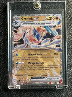 Pokemon Greninja ex Metal 106/167 Double Rare GameStop Box Promo - Image 1