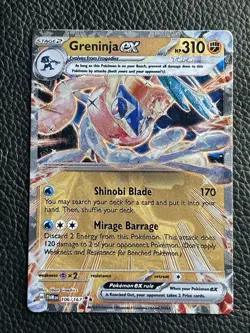Pokemon Greninja ex Metal 106/167 Double Rare GameStop Box Promo - Image 2