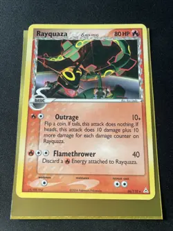 Rayquaza 26/110 Delta Species Non Holo Rare EX Holon Phantoms Pokemon MP - Image 1