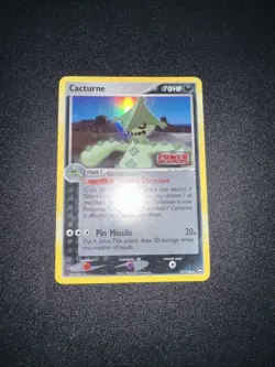 Pokemon TCG Cacturne 27/108 EX Power Keepers Stamped Reverse Holo LP/MP - Image 1