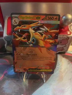 Pokemon TCG Mega Charizard Y ex 030 Mega Evolution Black Star Promo NM - Image 1