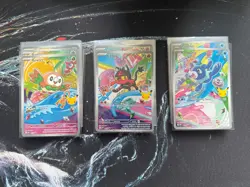 Pokemon TCG First Partner Illustration Collection Series 1 Gen 7 Alola Starters - Image 1
