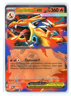 POKEMON MEGA CHARIZARD Y EX - 030 030 ME: MEGA EVOLUTION PROMO NM/M - Image 1