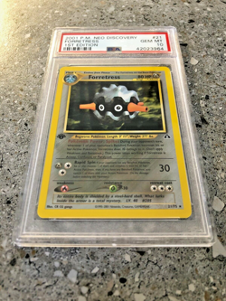 Pokemon TCG 1st Edition Forretress 21/75 Neo Discovery Rare PSA 10 GEM MINT - Image 3