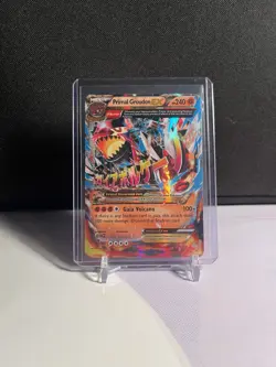 Pokemon XY Primal Clash Primal Groudon EX Omega Holo #86/160 - Image 1