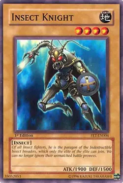 Insect Knight #FET-EN004 - Flaming Eternity Common Sinlge Yu-Gi-Oh! TCG - Image 1