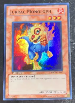 3x Jurrac Monoloph HA02-EN037 Hidden Arsenal 2 1st Edition LP Playset - Image 2