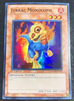 3x Jurrac Monoloph HA02-EN037 Hidden Arsenal 2 1st Edition LP Playset - Image 4