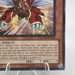 Winged Kuriboh LV9 RYMP-EN014 Ra Yellow Mega Pack Unlimited|Unlimited Edition - Image 5