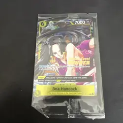 One Piece Card Game - Boa Hancock- P-115 OP15 Release Event Winner Promo Sealed - Image 1