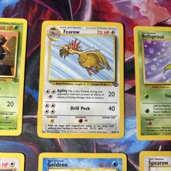 Jungle Vintage Pokemon Non Holo Unlimited Card Lot 6 Cards Old Sets Rare #1 - Image 3