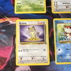 Jungle Vintage Pokemon Non Holo Unlimited Card Lot 6 Cards Old Sets Rare #1 - Image 5