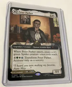 Peter Parker Promo Card Amazing Spider-Man Magic The Gathering MTG NYCC - Image 1