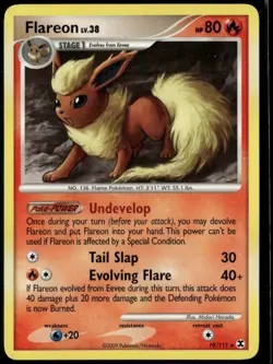 Flareon 19/111 Rare Rising Rivals LP Pokemon Card - Image 1