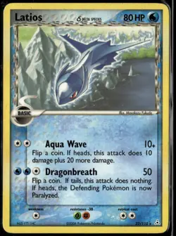 Latios 22/110 Rare Holon Phantoms LP Pokemon Card - Image 1