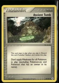 Ancient Tomb 87/101 Uncommon Hidden Legends LP Pokemon Card - Image 1