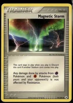 Magnetic Storm 91/101 Uncommon Hidden Legends LP Pokemon Card - Image 1