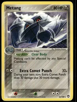 Metang 35/108 Uncommon Power Keepers LP Pokemon Card - Image 1