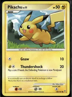 Pikachu 120/147 Common Supreme Victors LP Pokemon Card - Image 1