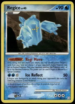 Regice 36/146 Rare Legends Awakened LP Pokemon Card - Image 1