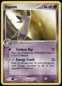 Espeon 16/100 Rare Sandstorm ex Battle Stadium LP Pokemon Card - Image 1