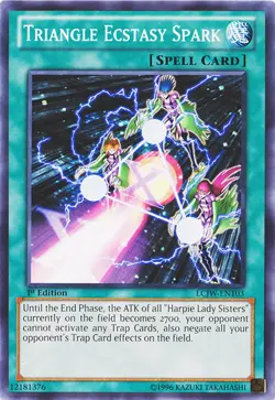 Triangle Ecstasy Spark - LCJW-EN103 - Common - 1st Edition - Lightly Played - Image 1