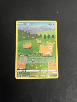 Pokemon TCG Ditto Crown Zenith Galarian Gallery Holo Ultra Rare Card GG22/GG70 - Image 1